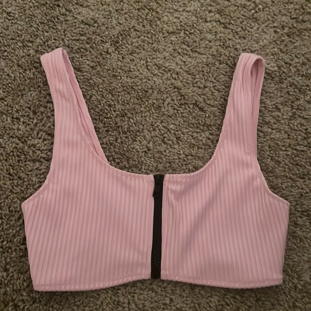 Pink Swimsuit Top (Forever 21)